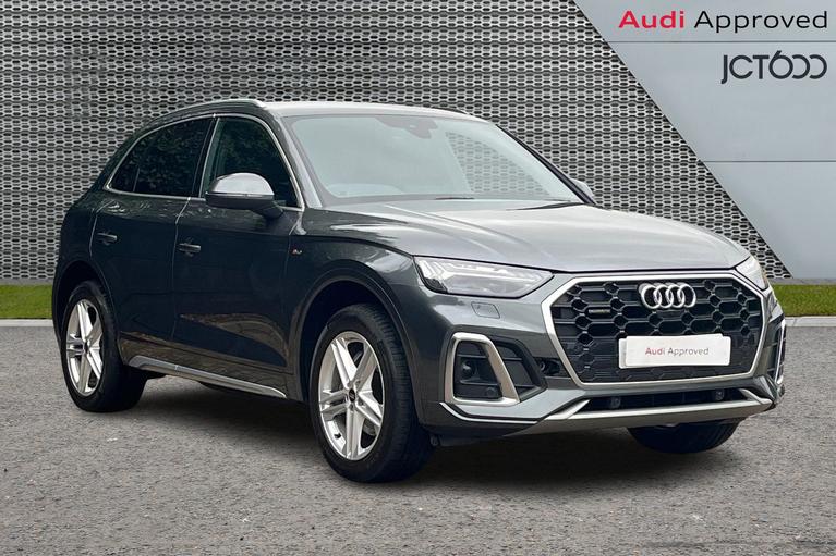 Used 2022 AUDI Q5 S line 40 TDI quattro 204 PS S tronic Daytona grey at JCT600