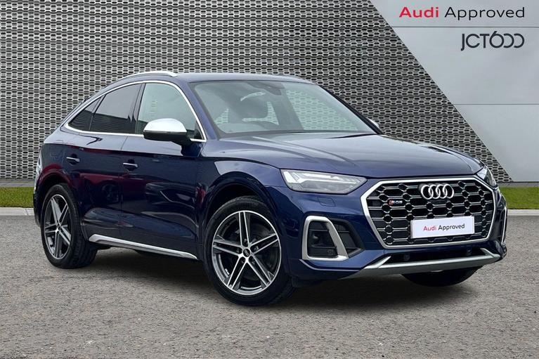 Used 2023 AUDI Sq5 3.0 TDI V6 Sportback 5dr Diesel Tiptronic quattro Euro 6 (s/s) (341 ps) Blue at JCT600
