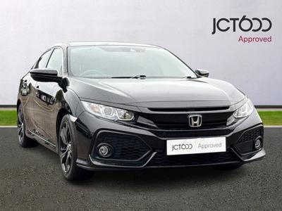 2018 HONDA Civic 1.0 VTEC Turbo SR Hatchback 5dr Petrol Manual Euro 6 (s/s) (129 ps) at JCT600