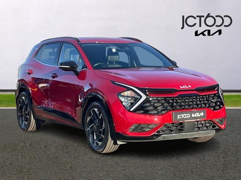 Used 2022 KIA Sportage 1.6 T-GDi GT-Line SUV 5dr Petrol Manual Euro 6 (s/s) (148 bhp) Red at JCT600