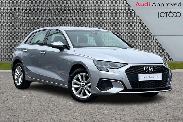 Used 2022 Audi A3 1.5 TFSI 35 Technik Sportback 5dr Petrol S Tronic Euro 6 (s/s) (150 ps) Silver at JCT600