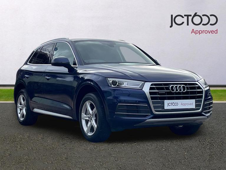 Used 2017 AUDI Q5 2.0 TDI Quattro Sport 5dr S Tronic Blue at JCT600