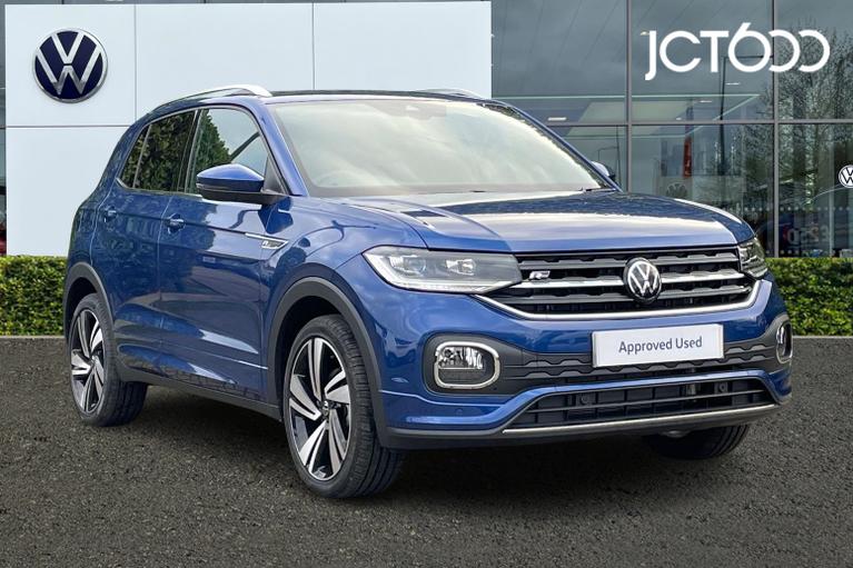 Used 2024 Volkswagen T-Cross R-Line 1.0 TSI 110PS 7-speed DSG Reef Blue at JCT600