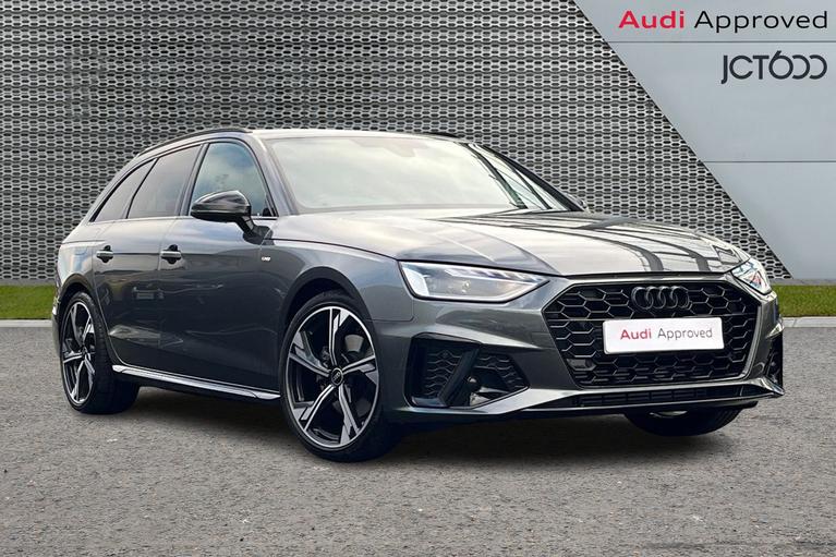 Used 2024 AUDI A4 Avant 2.0 TFSI 35 Black Edition Estate 5dr Petrol S Tronic Euro 6 (s/s) (150 ps) Grey at JCT600