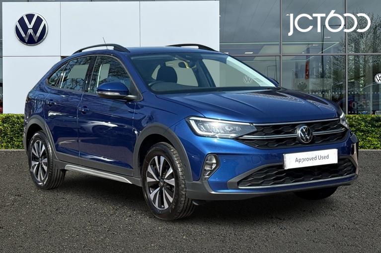 Used 2022 VOLKSWAGEN Taigo 1.0 TSI Life SUV 5dr Petrol Manual Euro 6 (s/s) (95 ps) Blue at JCT600