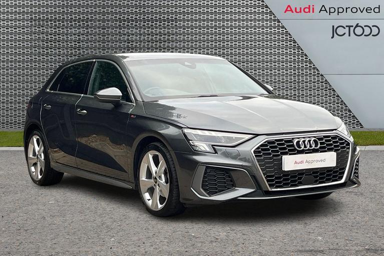 Used 2023 Audi A3 Sportback S line 35 TFSI 150 PS 6-speed Daytona grey at JCT600