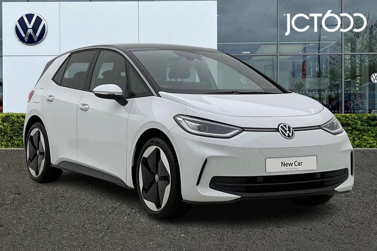 Used ~ VOLKSWAGEN Id.3 PA Pro S Match 77kWh 204PS 1-speed automatic Glacier White Metallic Black at JCT600