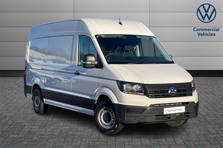 Used 2024 VOLKSWAGEN Crafter CR35 Commerce Plus MWB  Euro 6 140ps *PARKING SENSORS*AIR CON* White at JCT600