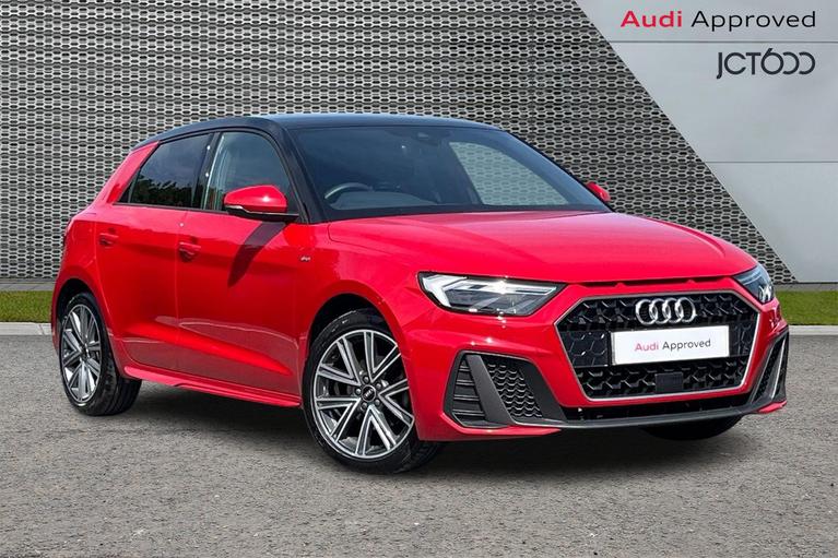 Used 2024 Audi A1 1.0 TFSI 30 S line Sportback 5dr Petrol Manual Euro 6 (s/s) (116 ps) Red at JCT600