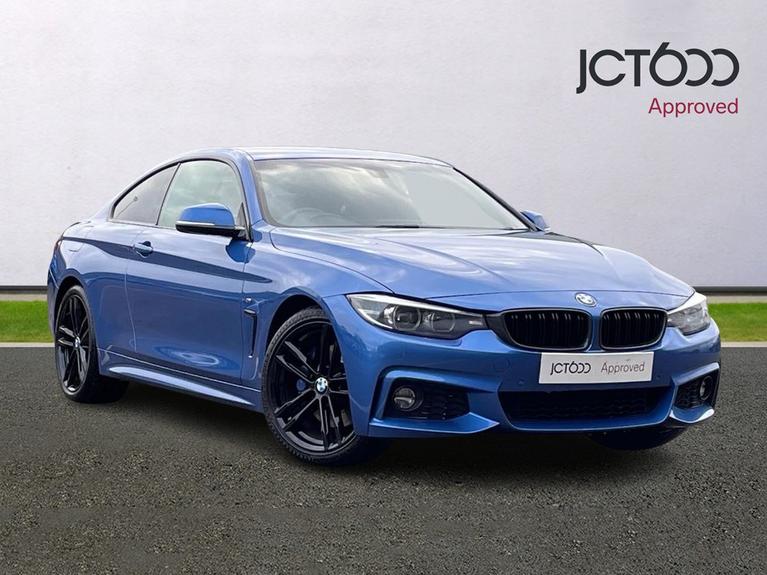 Used 2019 BMW 4 Series 2.0 420i GPF M Sport Coupe 2dr Petrol Auto Euro 6 (s/s) (184 ps) Blue at JCT600