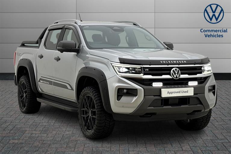Used 2024 Volkswagen Amarok 3.0 TDI V6 PanAmericana Pickup Double Cab 4dr Diesel Auto 4Motion Euro 6 (s/s) (240 ps) Medium Silver at JCT600