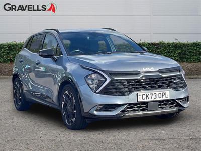 Used 2023 Kia SPORTAGE 1.6 T-GDi GT-Line SUV 5dr Petrol Manual Euro 6 (s/s) (148 bhp) LUNAR SILVER at Gravells