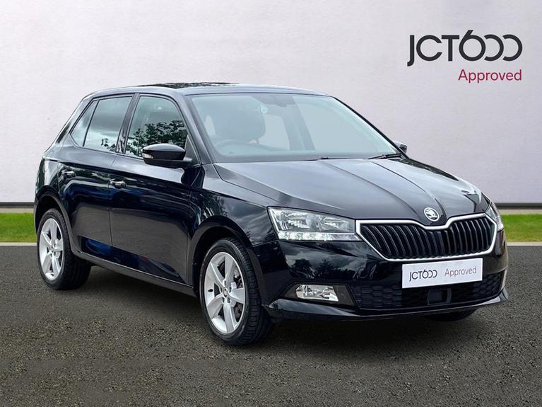 Used 2020 ŠKODA Fabia 1.0 TSI SE L Hatchback 5dr Petrol Manual Euro 6 (s/s) (110 ps) Black at JCT600