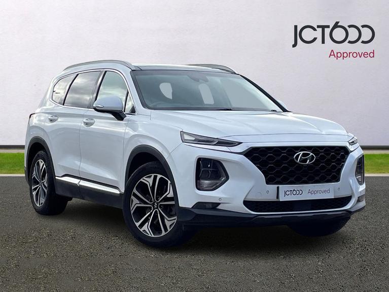 Used 2018 HYUNDAI Santa Fe 2.2 CRDi Premium SE SUV 5dr Diesel Auto 4WD Euro 6 (s/s) 7 Seat (200 ps) White at JCT600