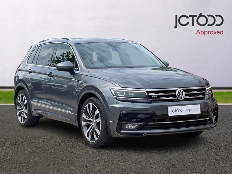 Used 2017 Volkswagen Tiguan 2.0 TDI R-Line SUV 5dr Diesel Manual 4Motion Euro 6 (s/s) (150 ps) Grey at JCT600