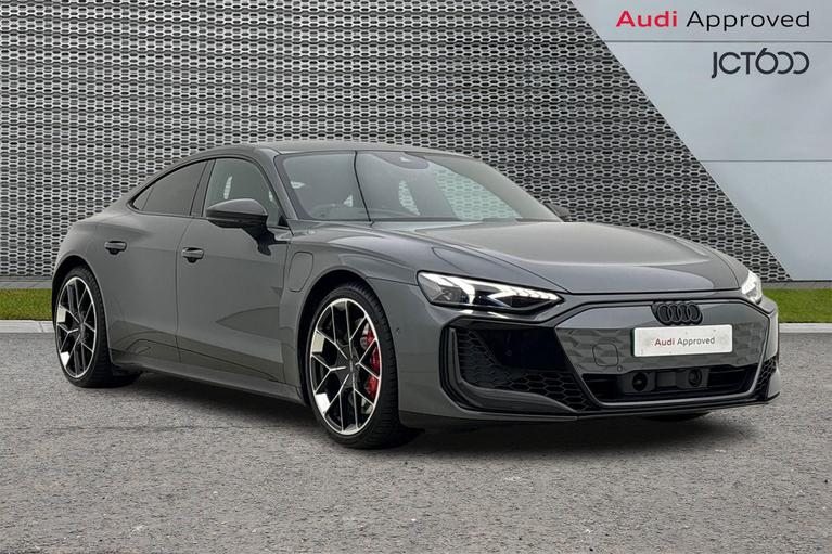 Used 2025 AUDI RS e-tron GT 105kWh Carbon Black Saloon 4dr Electric Auto quattro (680 ps) Grey at JCT600