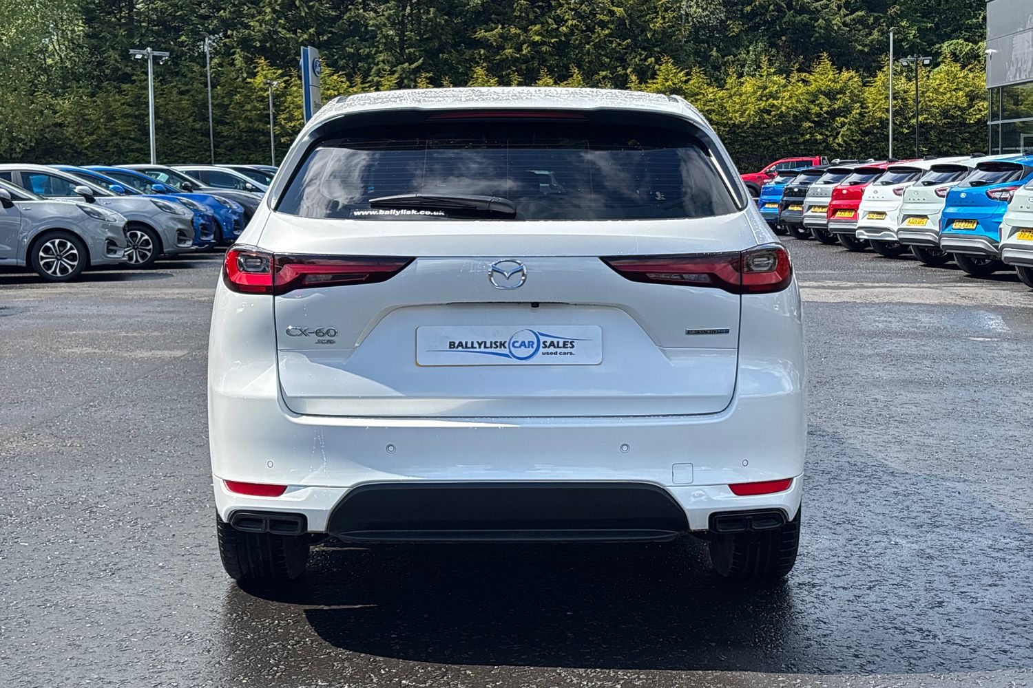 2026 Mazda CX-60 2.5 e-SKYACTIV 17.8kWh Homura Petrol Plug-in Hybrid Auto 4WD (327 ps) in White with 2900 Miles - vehicle photo 5 for sale on PureCar