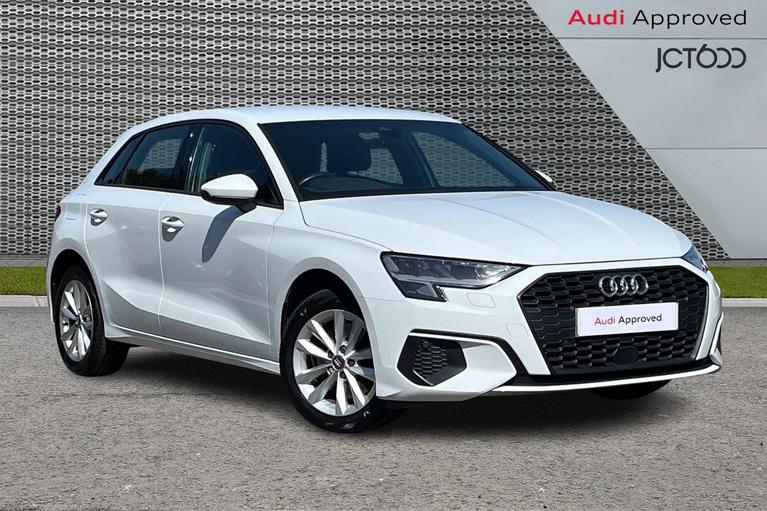 Used 2020 AUDI A3 1.5 TFSI 35 Technik Sportback 5dr Petrol Manual Euro 6 (s/s) (150 ps) White at JCT600