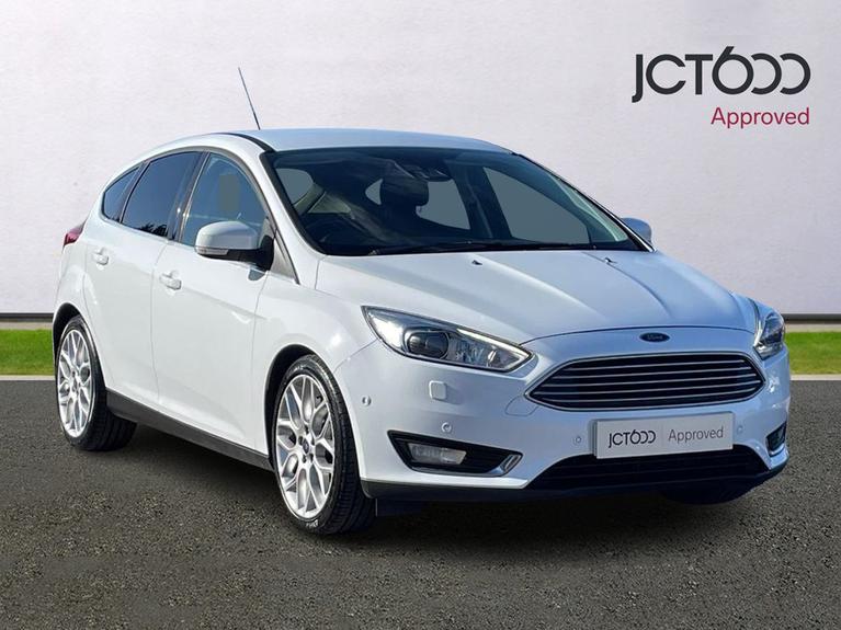 Used 2015 FORD Focus 1.5 TDCi Titanium X Hatchback 5dr Diesel Manual Euro 6 (s/s) (120 ps) White at JCT600