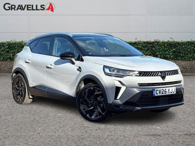 Used 2025 Renault CAPTUR 1.6 E-TECH esprit Alpine SUV 5dr Petrol Hybrid Auto Euro 6 (s/s) (145 ps) GREY/BLACK at Gravells