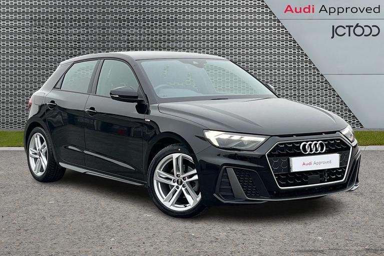 Used 2022 AUDI A1 1.0 TFSI 30 S line Sportback 5dr Petrol S Tronic Euro 6 (s/s) (110 ps) Black at JCT600