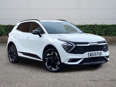 Used 2025 Kia Sportage 1.6 T-GDi PHEV GT-LINE Fusion White at Kia Motors UK