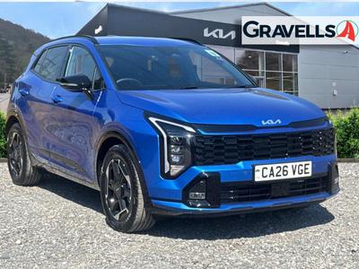 Used 2026 Kia SPORTAGE 1.6 T-GDi GT-Line SUV 5dr Petrol Manual Euro 6 (s/s) (147 bhp) BLUE FLAME at Gravells