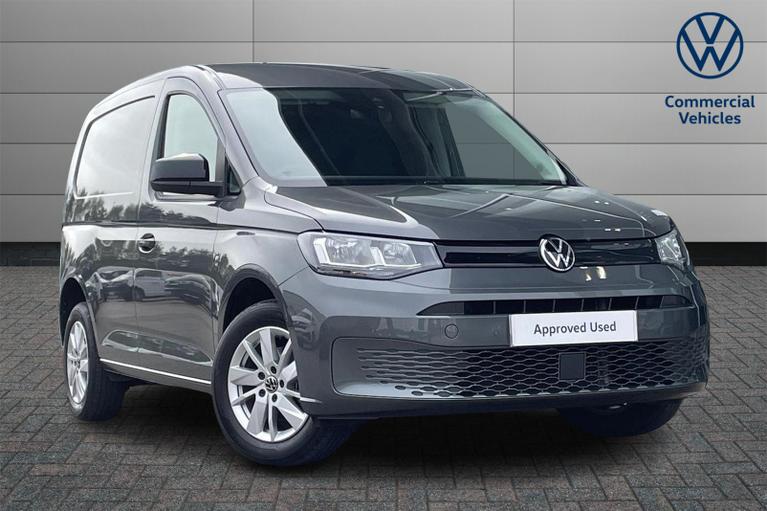 Used 2023 VOLKSWAGEN Caddy 2.0 TDI C20 Commerce Pro Panel Van 5dr Diesel Manual SWB Euro 6 (s/s) (102 ps) Indium Grey at JCT600