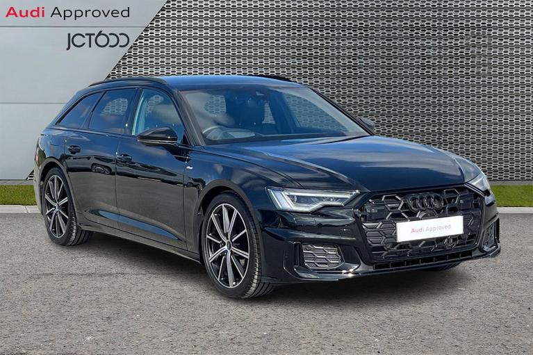 Used 2025 AUDI A6 Avant 2.0 TDI 40 Black Edition Estate 5dr Diesel S Tronic quattro Euro 6 (s/s) (204 ps) Black at JCT600