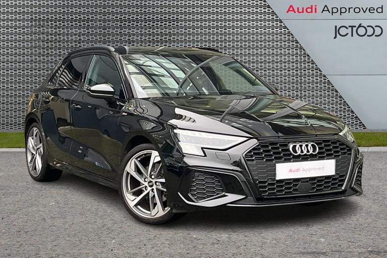 Used 2023 Audi A3 1.5 TFSI 35 Edition 1 Sportback 5dr Petrol S Tronic Euro 6 (s/s) (150 ps) Black at JCT600