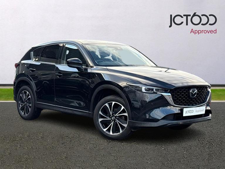 Used 2023 Mazda CX-5 2.0 e-SKYACTIV G MHEV Exclusive-Line SUV 5dr Petrol Auto Euro 6 (s/s) (165 ps) Black at JCT600