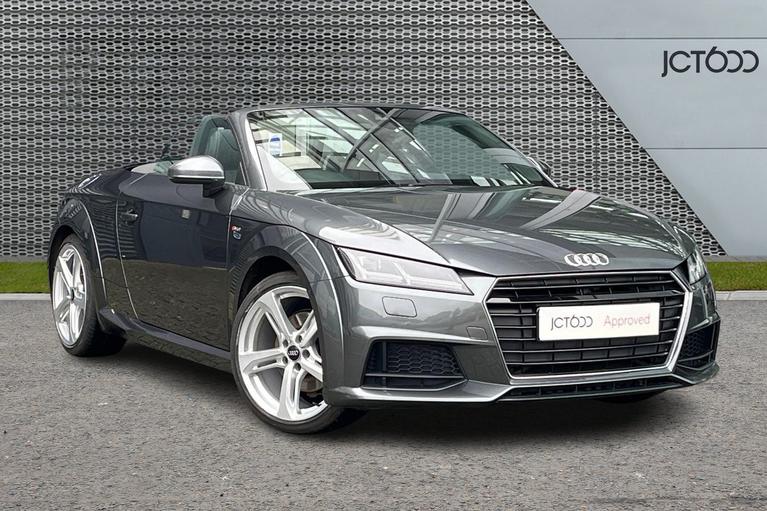 Used 2015 AUDI TT 2.0 TFSI S line Roadster 2dr Petrol Manual Euro 6 (s/s) (230 ps) Grey at JCT600