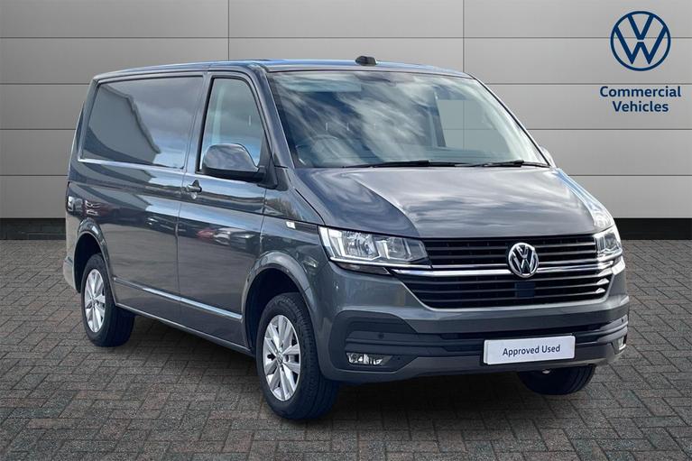 Used 2023 VOLKSWAGEN Transporter T28 Highline Manual SWB Euro 6 150ps *TAILGATE*APP CONNECT* Pure Grey at JCT600