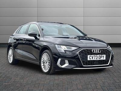 Used 2023 Audi A3 1.4 TFSIe 40 Sport Sportback 5dr Petrol Plug-in Hybrid S Tronic Euro 6 (s/s) 13kWh (204 ps) at Sinclair Direct