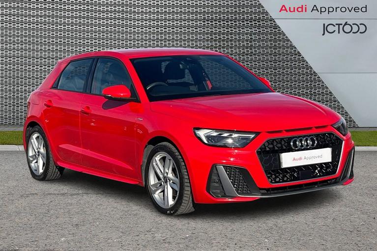 Used 2020 Audi A1 1.5 TFSI 35 S line Sportback 5dr Petrol S Tronic Euro 6 (s/s) (150 ps) Misano Red Pearlescent at JCT600