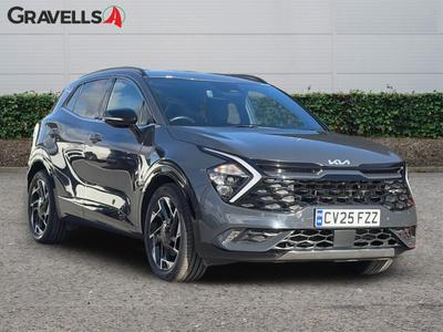 Used 2025 Kia SPORTAGE 1.6 T-GDi MHEV GT-Line SUV 5dr Petrol Hybrid Manual Euro 6 (s/s) (157 bhp) PENTA METAL at Gravells