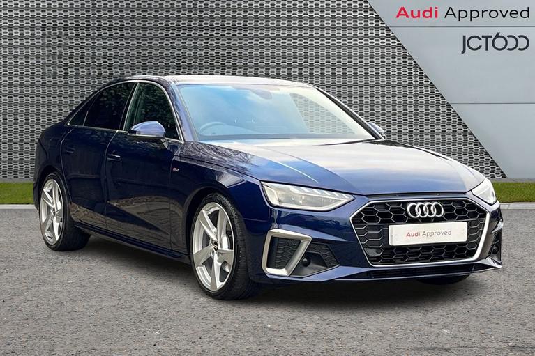 Used 2020 AUDI A4 40 TFSI S Line 4dr S Tronic Blue at JCT600