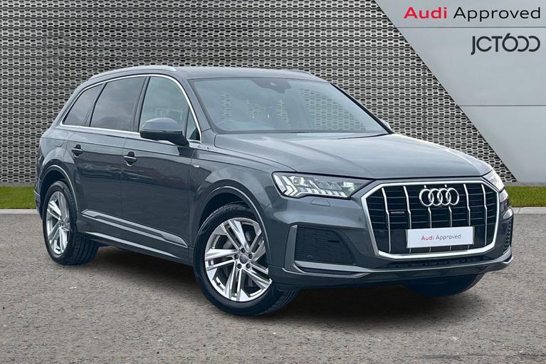 Used 2020 Audi Q7 3.0 TDI V6 50 S line SUV 5dr Diesel Tiptronic quattro Euro 6 (s/s) (286 ps) Grey at JCT600