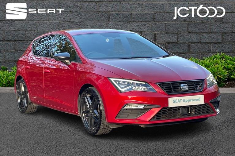 Used 2020 SEAT Leon 1.5 TSI EVO FR Black Edition Hatchback 5dr Petrol Manual Euro 6 (s/s) (130 ps) Red at JCT600