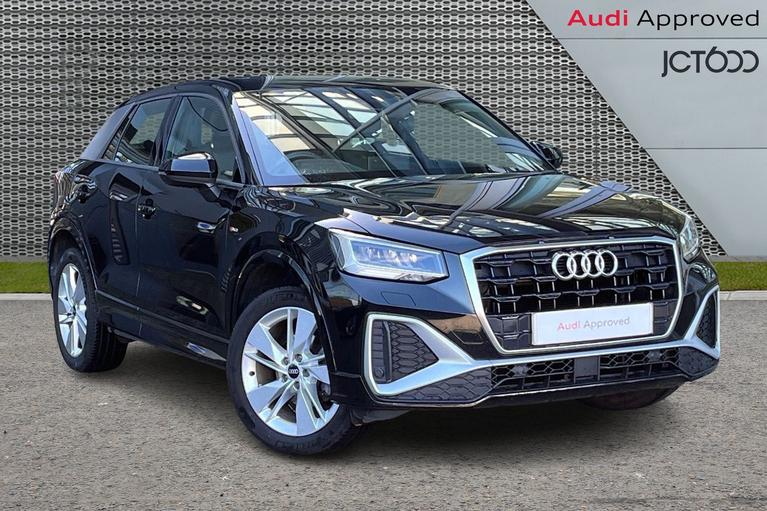 Used 2021 Audi Q2 1.0 TFSI 30 S line SUV 5dr Petrol Manual Euro 6 (s/s) (110 ps) Black at JCT600