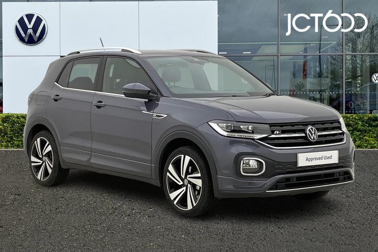 Used 2024 Volkswagen T-Cross 1.0 TSI R-Line SUV 5dr Petrol DSG Euro 6 (s/s) (110 ps) Grey at JCT600