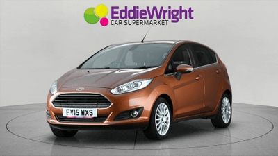 Used 2015 Ford Fiesta 1.0T EcoBoost 100 Bhp TITANIUM HATCHBACK (NQ) Brown at Eddie Wright Car Supermarket