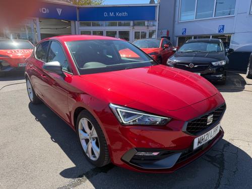 Used 2021 SEAT Leon 1.5 TSI EVO 150 FR 5dr Red at Europa Sheffield