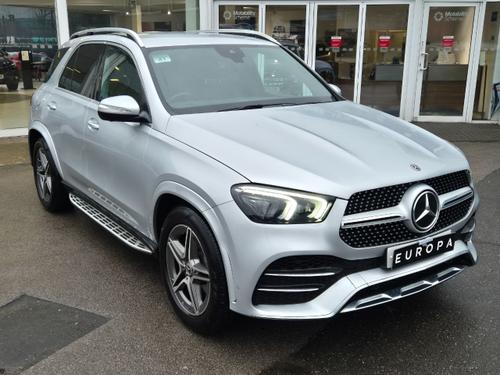Used 2021 Mercedes-Benz GLE GLE 400d 4Matic AMG Line Prem 5dr 9G-Tronic [7 St] Silver at Europa Sheffield