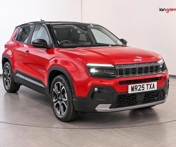 Used 2025 Jeep Avenger 1.2 e-Hybrid Summit 5dr DCT Red/black