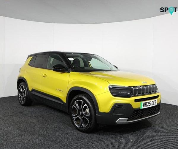 Used 2025 Jeep Avenger 115kW Summit 54kWh 5dr Auto Yellow/black