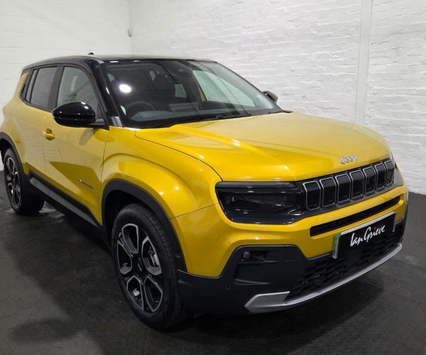 Used 2026 Jeep Avenger 115kW Summit 54kWh 5dr Auto Sun Yellow With A Black Roof