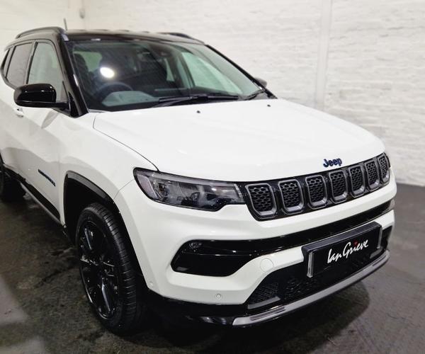 Used 2023 Jeep Compass 1.3 T4 GSE 4xe PHEV S Model 5dr Auto White With A Black Roof