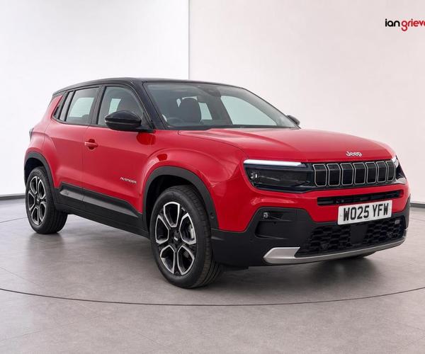 Used 2025 Jeep Avenger 1.2 Summit 5dr Red/black