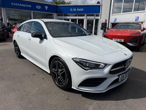 Used 2022 Mercedes-Benz CLA CLA 200 AMG Line Executive 5dr Tip Auto White at Europa Sheffield